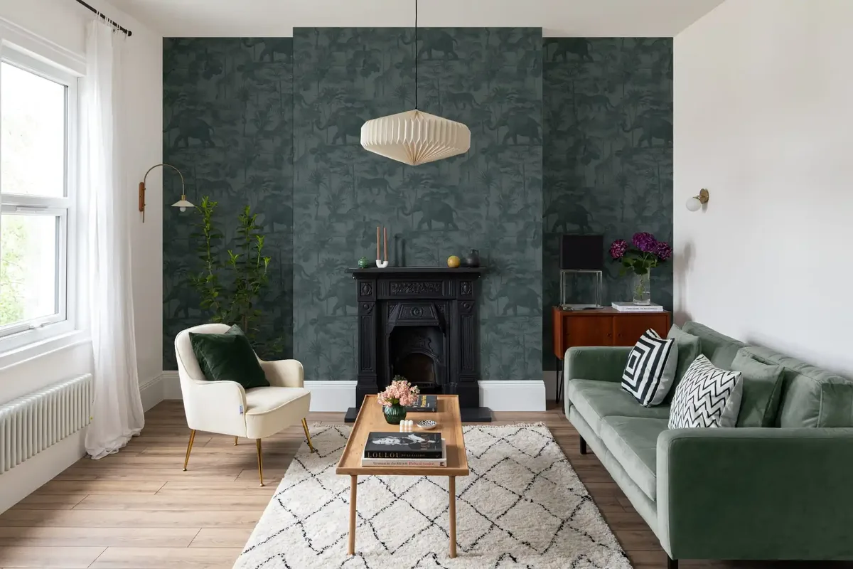 Residential wallpaper installation service in Philadelphia area